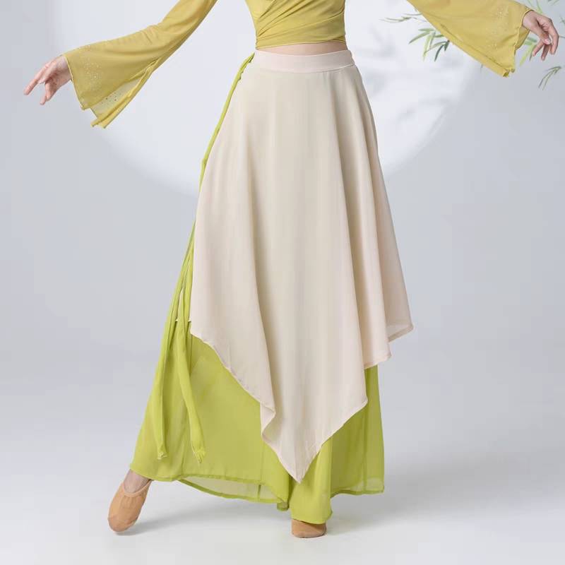 Chinese dance pants female elegant loose skirt classical dance performance clothing wide -leg pants practice suit square dance pants