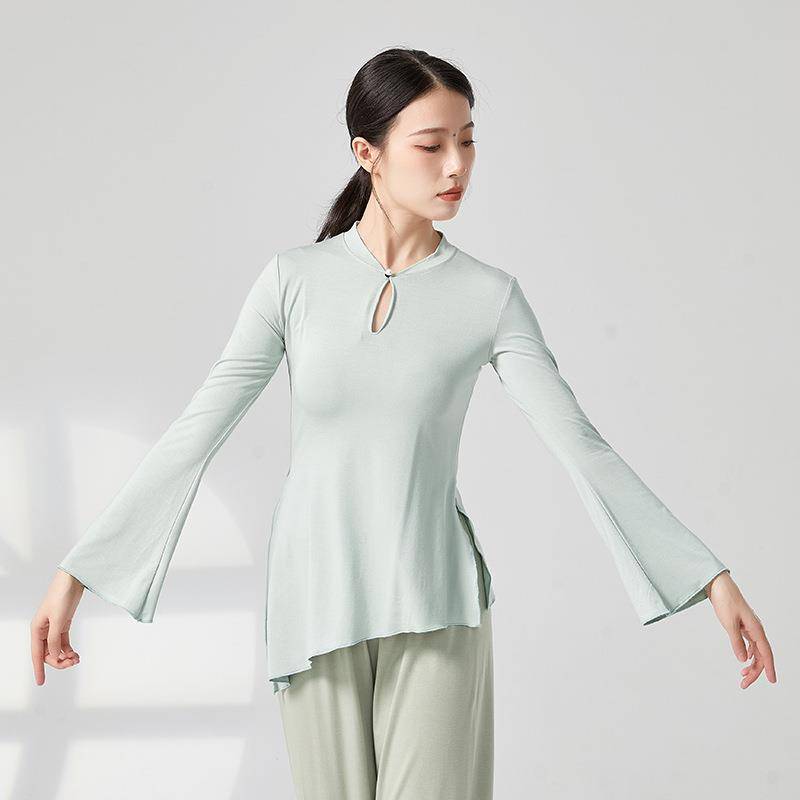 Dance practice suit set Classical dance body rhyme service female Chinese style modern dance professional teacher -shaped clothes top