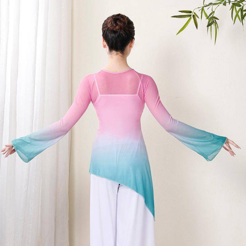 Ancient style dance, Yan Wuqie Ailian, said laughing, laughing, showing the female elegant gradient transition body rhyme yae