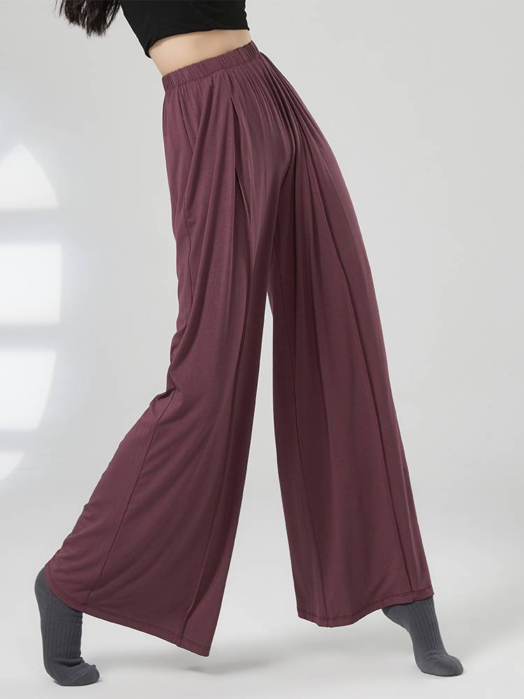 Modern dance elegant and loose wide -leg pants Chinese classical dance -shaped body exercise service adult performance service training dance pants