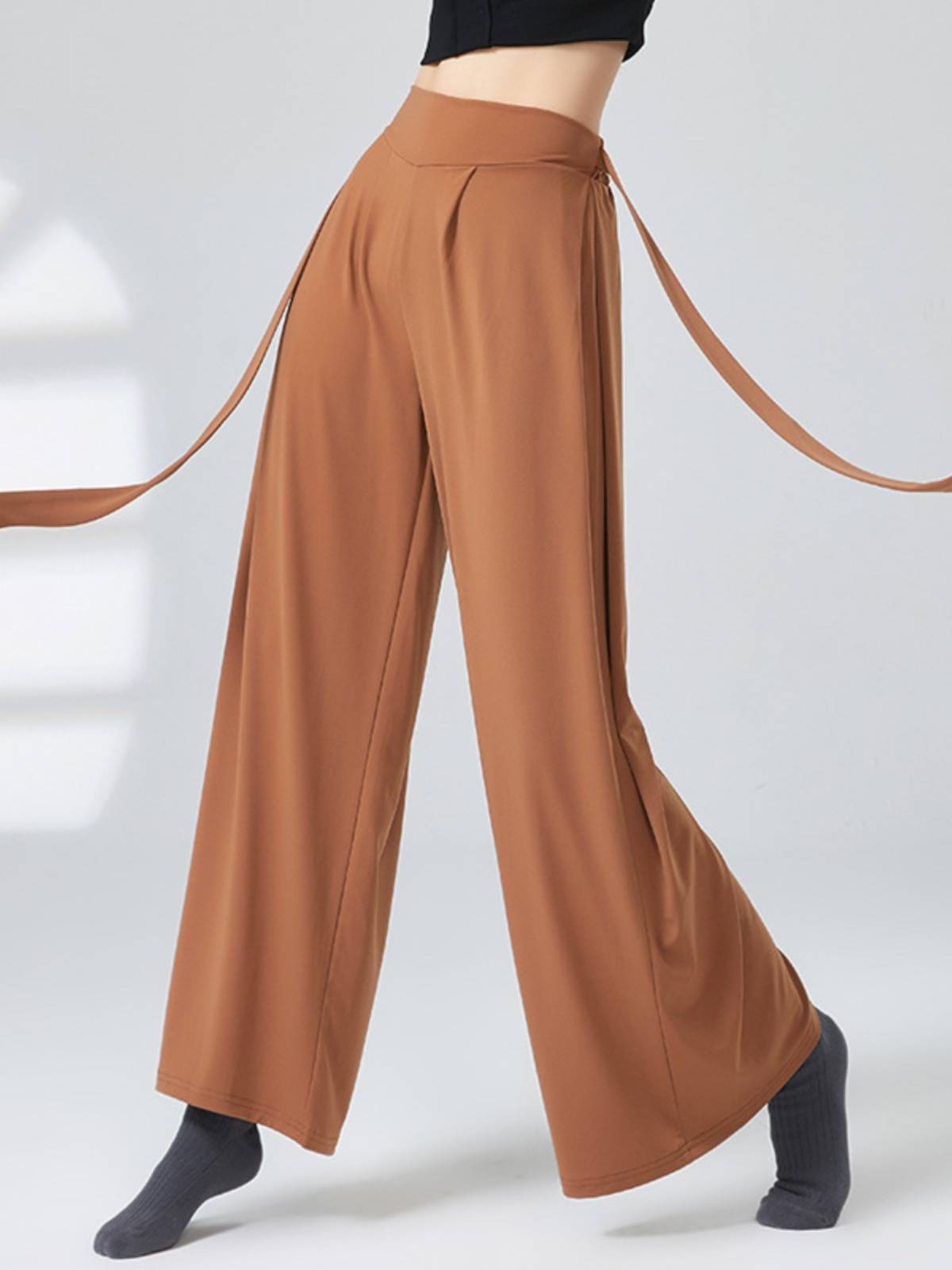 Chinese classical dance elegant straight -leg wide -leg pants female summer new modern dance pants teacher