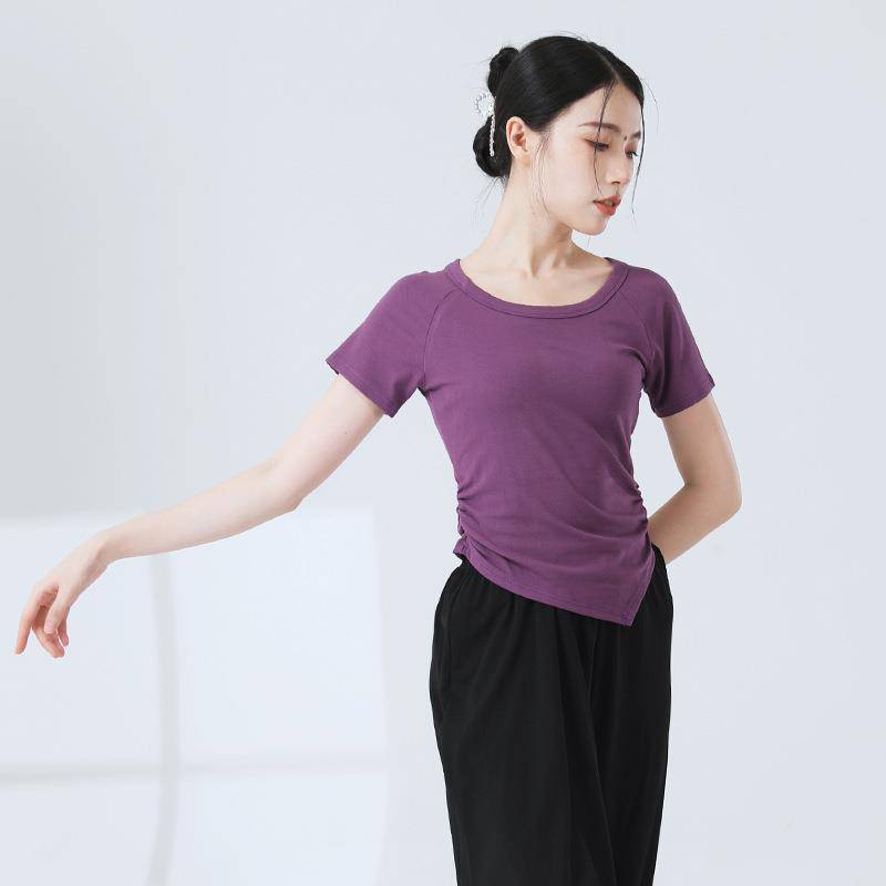 Modern dance top clothes, thin body clothes, dance birthday, often wear adult classical dance exercise exercises