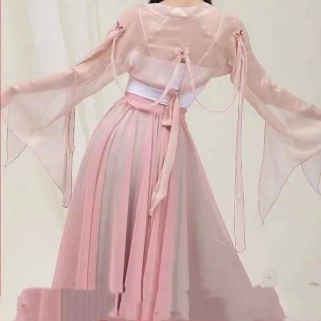 The same female Dan Dan body rhyme new performance clothing straps, gauze, classical dance teacher elegant butterfly dance dance