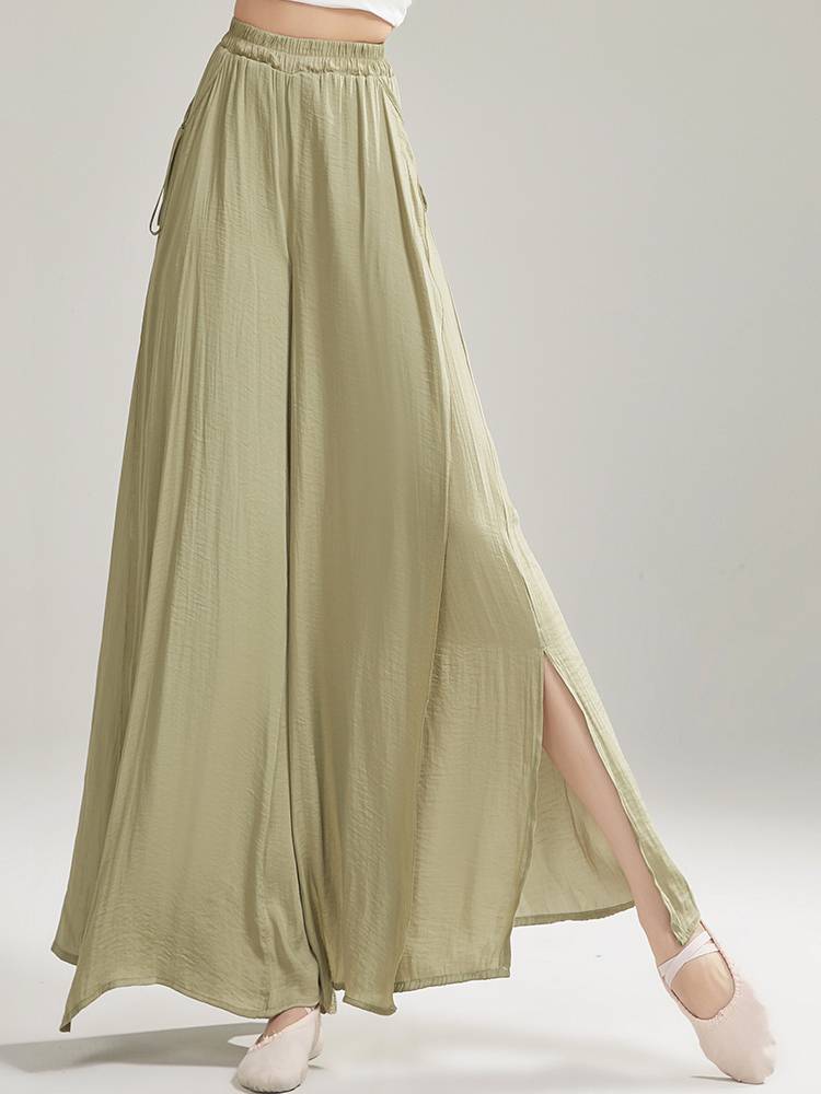 Dance service practice service female adult classical dance performance clothes elegant modern dance wide -leg pants dance pants new spring and summer