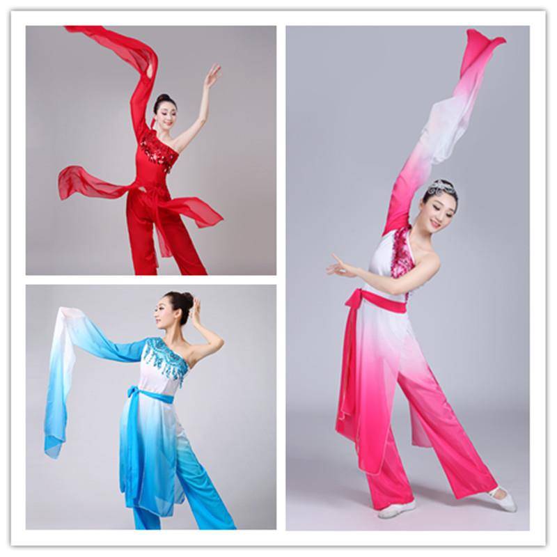 New Fan ink Dance Clothing Water Sleeve Dance Clothing Classical Dance Performance Services and Yin Chunyu Performance Services Adult