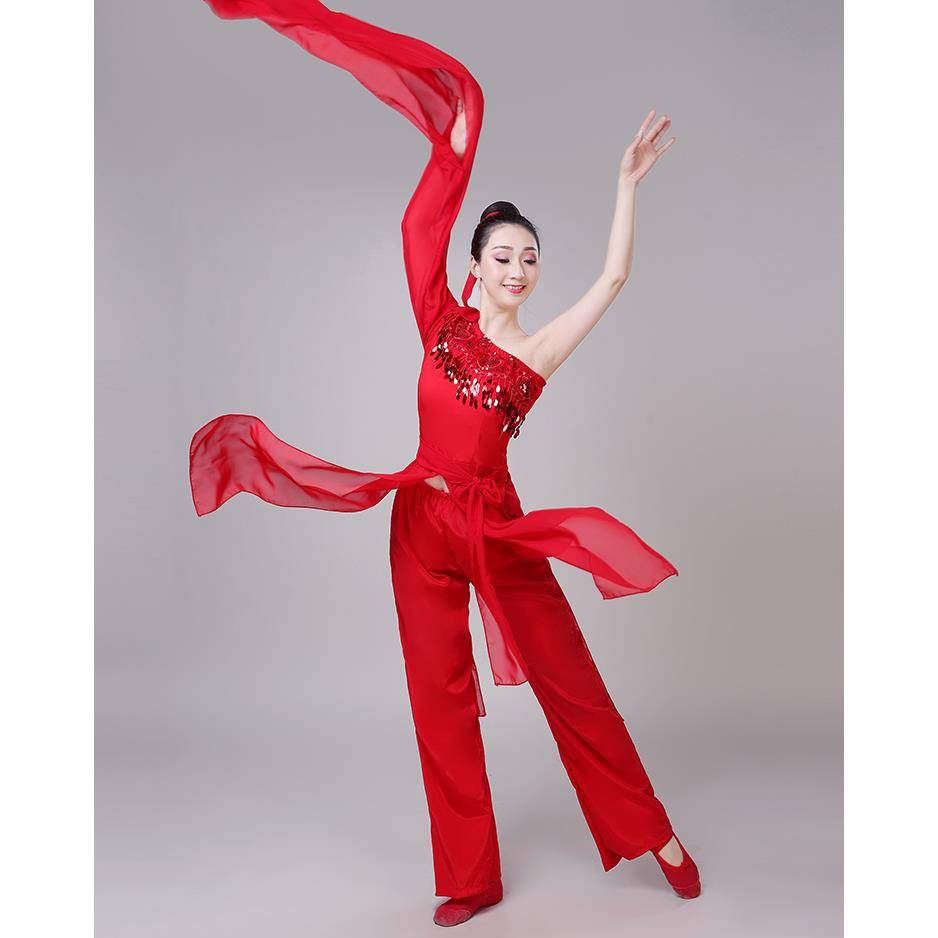 New Fan ink Dance Clothing Water Sleeve Dance Clothing Classical Dance Performance Services and Yin Chunyu Performance Services Adult