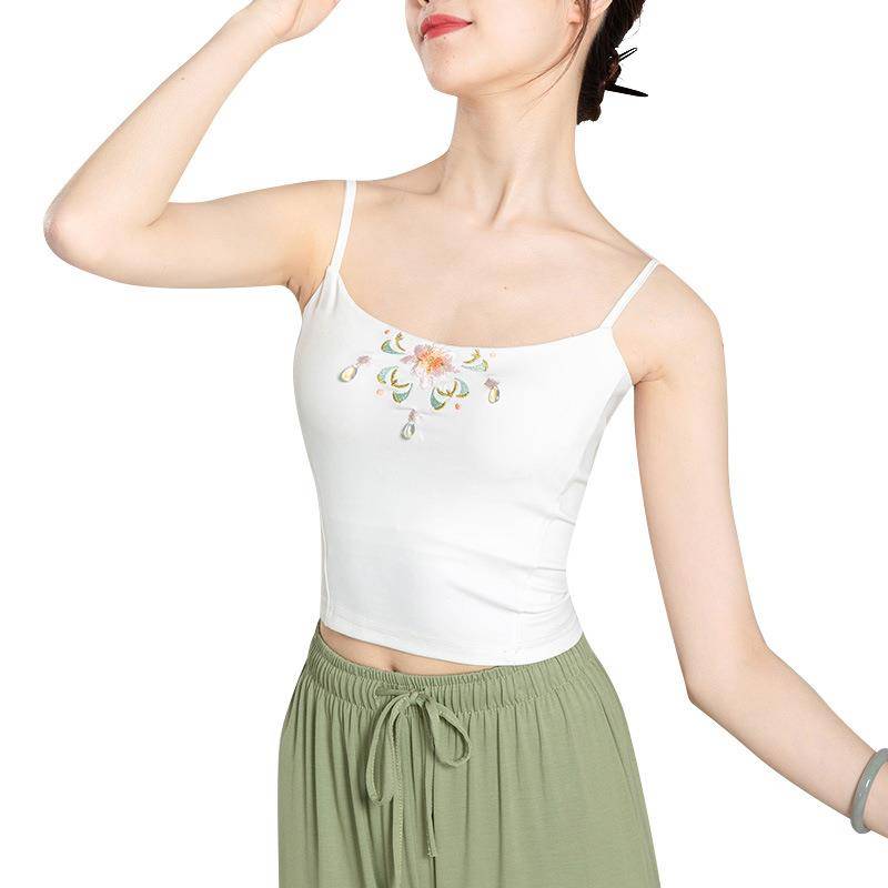 Classical dance dance camisole wrapped chest bottoming vest Chinese dance exercise service performance service women's inside to put on the autumn and beautiful back