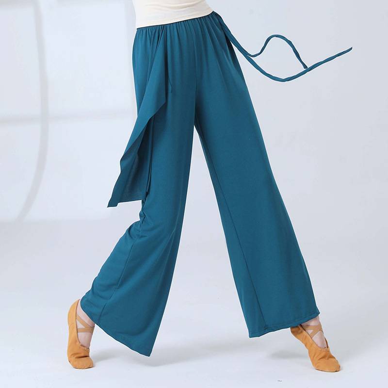 Modern dance exercises adult female dance pants loose dance pants 2024 summer new classical Chinese performance