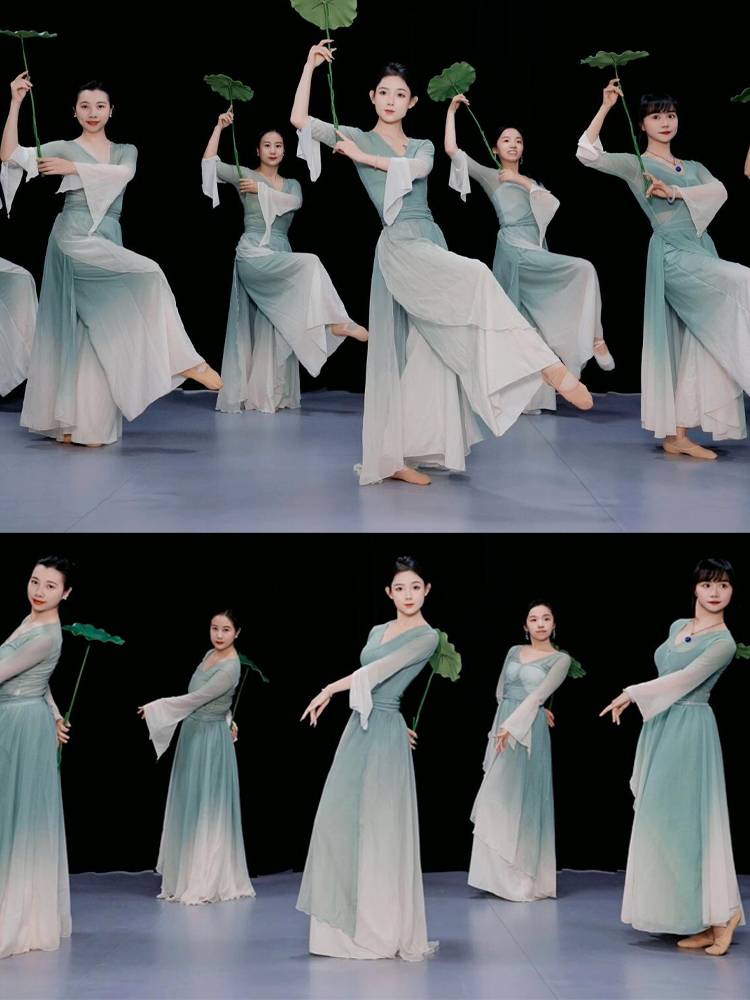 ♪ Dreary Qingbo dance dances on Spring Mountain dress ♪