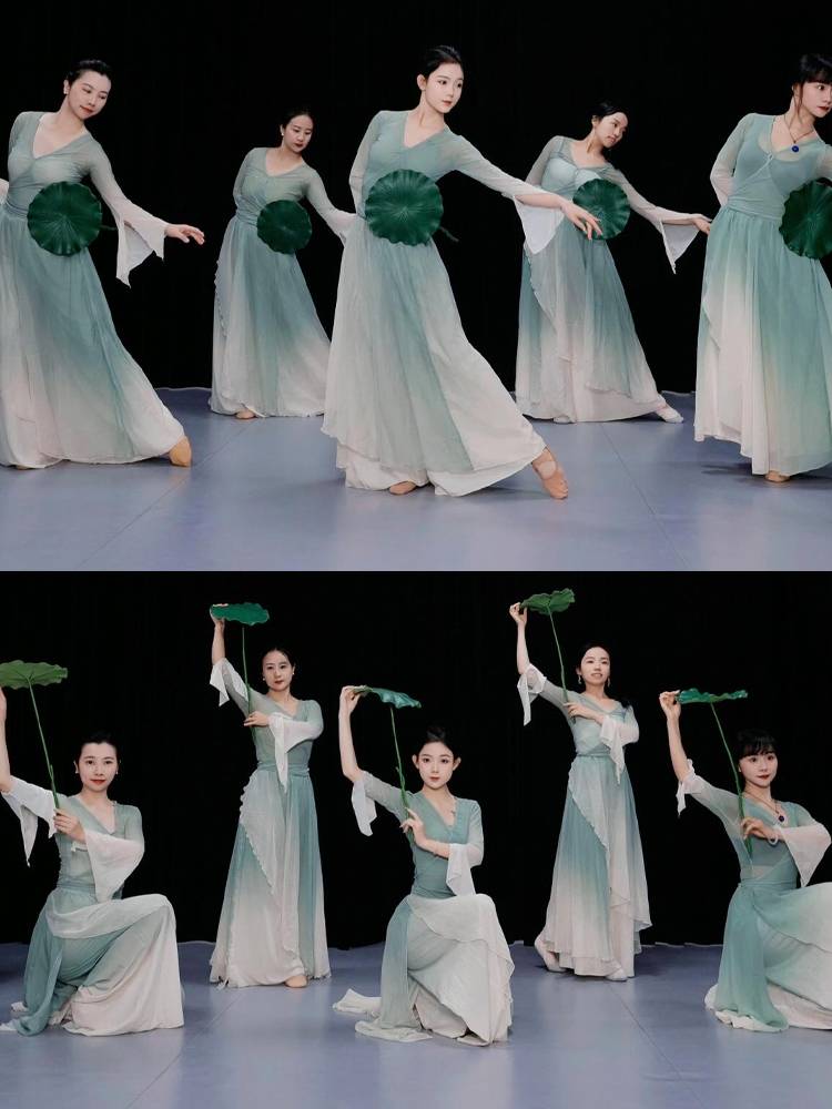 ♪ Dreary Qingbo dance dances on Spring Mountain dress ♪