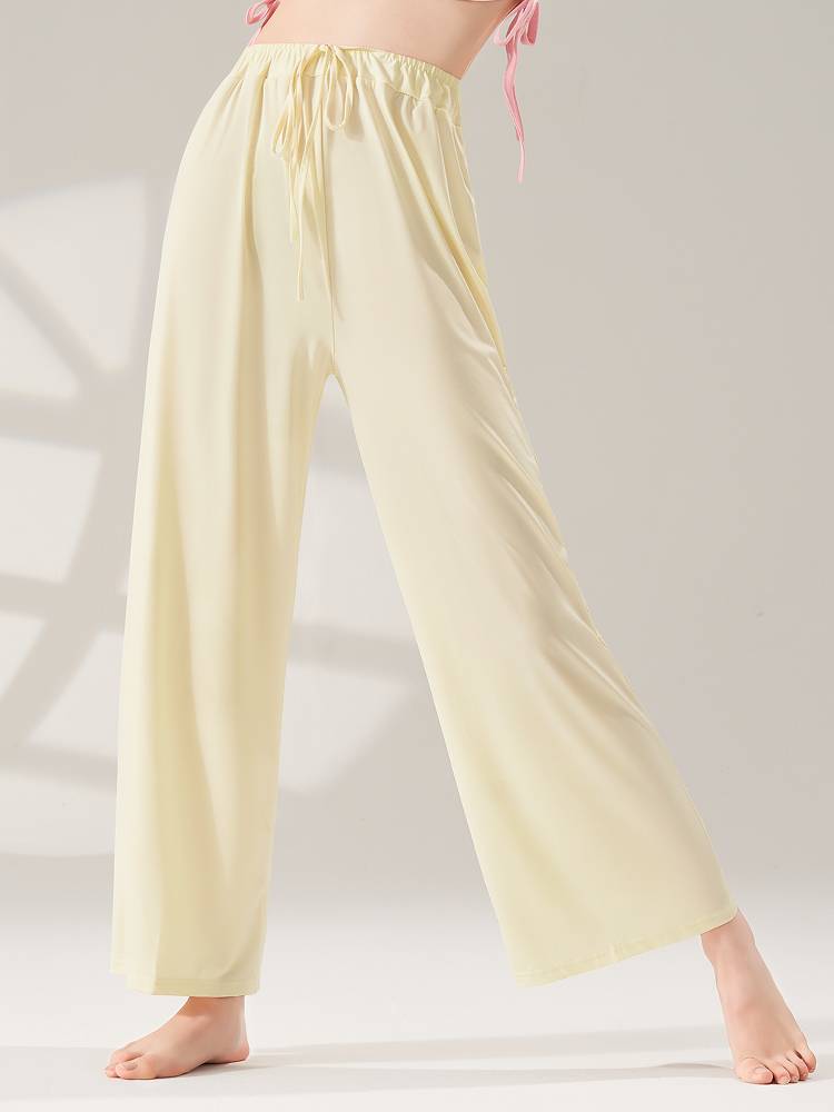 8014 Dance Pants Female Practice Style Straight Dance Birthday often wear teachers Chinese classical thin leg pants