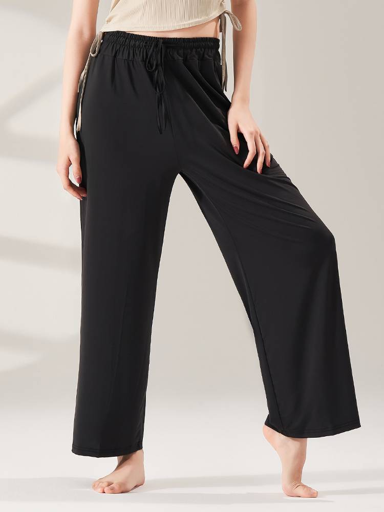 8014 Dance Pants Female Practice Style Straight Dance Birthday often wear teachers Chinese classical thin leg pants