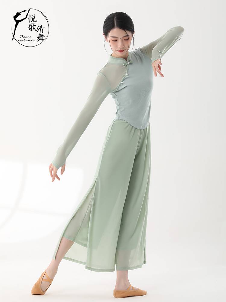 Classical Dance Dance Funmore Summer Performance Server Girl Palentry Foundation Cheongsam Grade Dance Dance Chinese Dance top