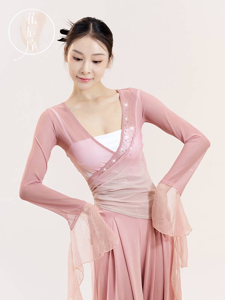 Flower Chen Xiu Classical Dance Graduation becomes rhyme, elegant gauze dance dance service female Chinese dance performance body practice service