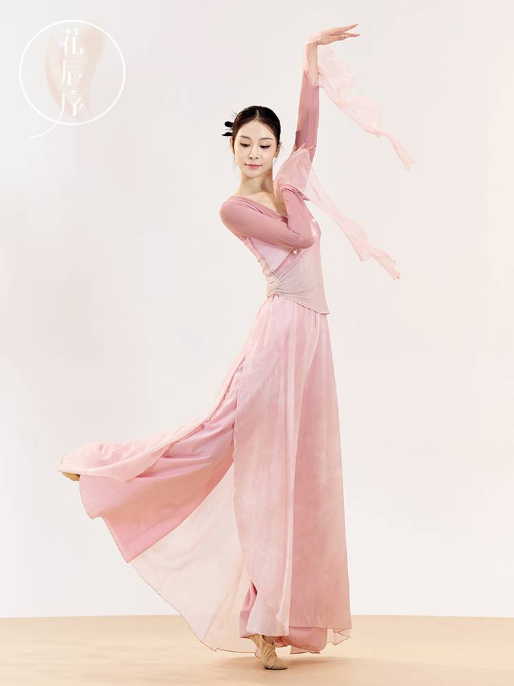 Flower Chen Xiu Classical Dance Graduation becomes rhyme, elegant gauze dance dance service female Chinese dance performance body practice service