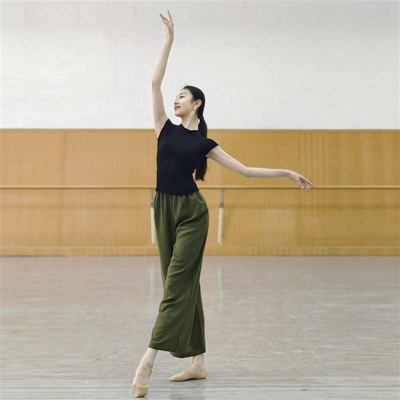 Spot Modern Dance Top Classical Dance Practice Dressing Summer Chinese Dance Clothing Women's New U Tables Standing Dance