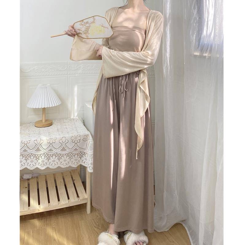 Dance pants female elegant dancing wide -leg pants modern dance exercise clothes Chinese classical dance teachers training performance clothing
