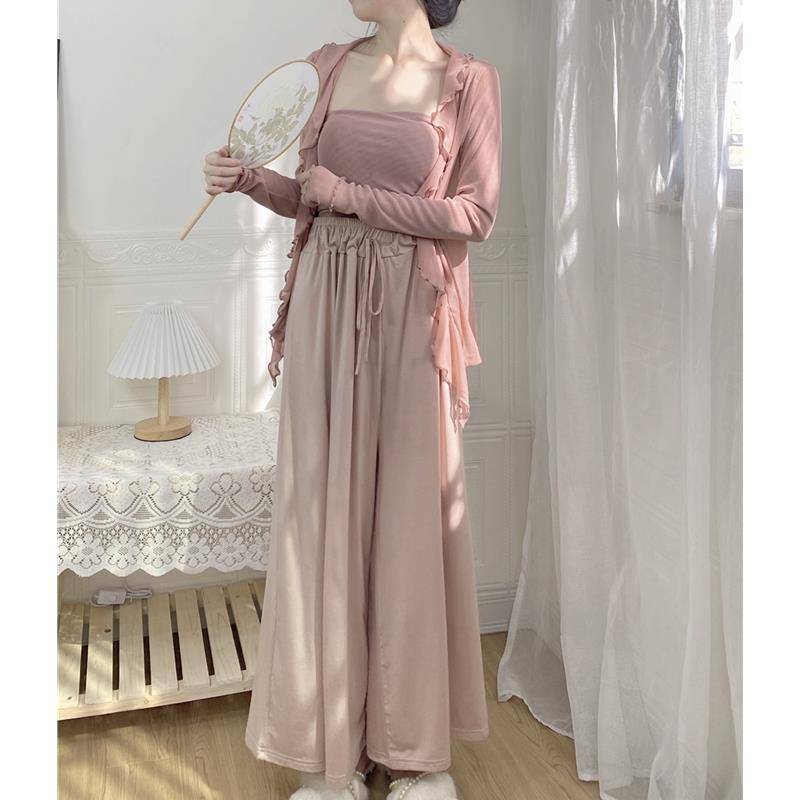Dance pants female elegant dancing wide -leg pants modern dance exercise clothes Chinese classical dance teachers training performance clothing