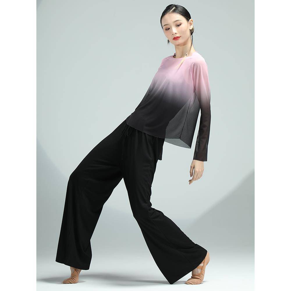 2023 new classical dance dance clothing female body rhyme yun Yao fairy, elegant gradient color practice, admitted to the top girl