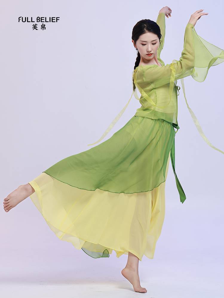 Fuyu Classical Dance Female Permanent Body Rhymes Fairy Ribbon Gauze Ancient Chinese Performance Dance Performance Series