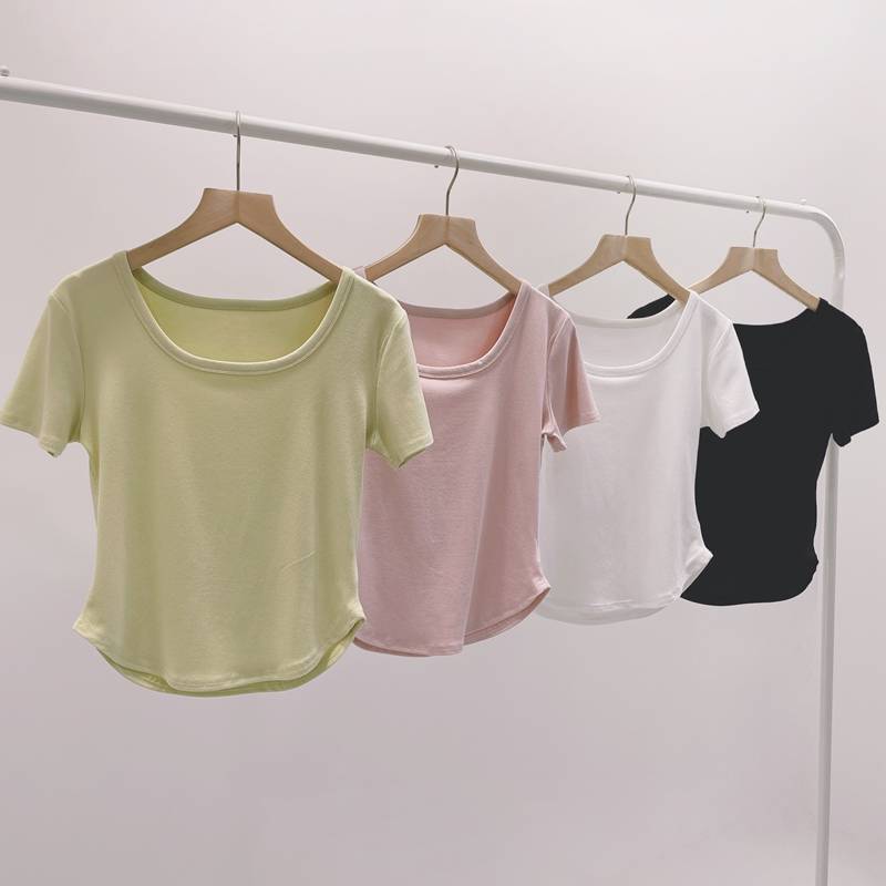Spot basic dance service female short Q sleeve summer classical dance modern dance Chinese dance exercise student body base