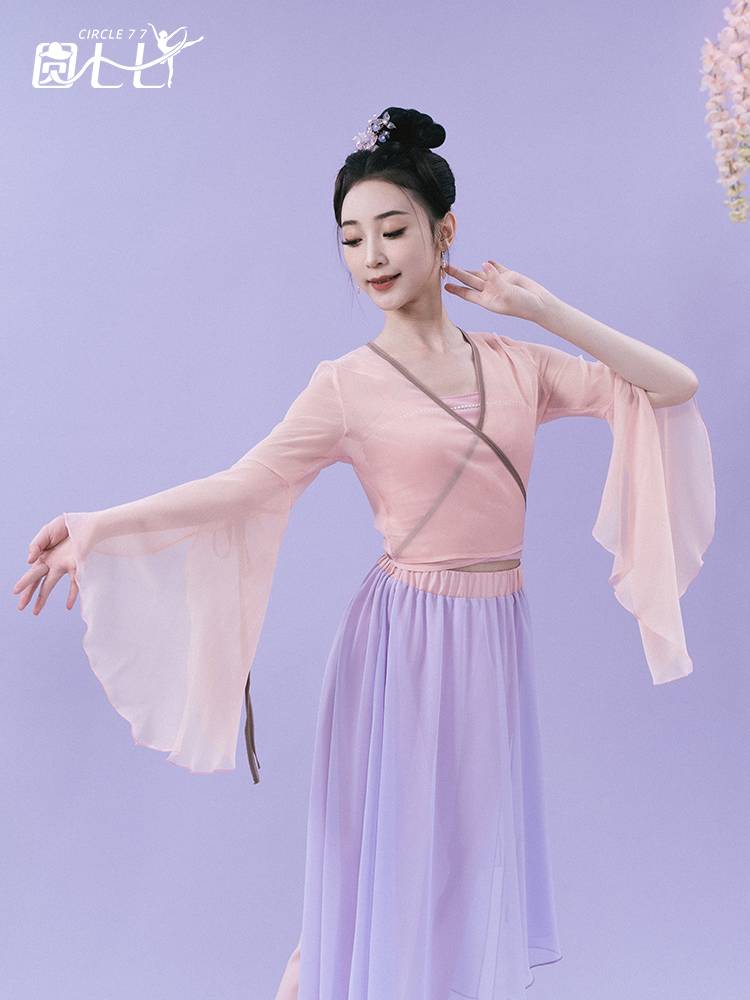 Classical dance clothing gauze national dance immortal performance clothes elegant body rhyme, exercise, adult Chinese dance service