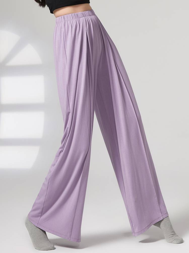 Modern dance pants dance straight pants Chinese dance feel elegant wide leg pants classical dance exercise body dance pants
