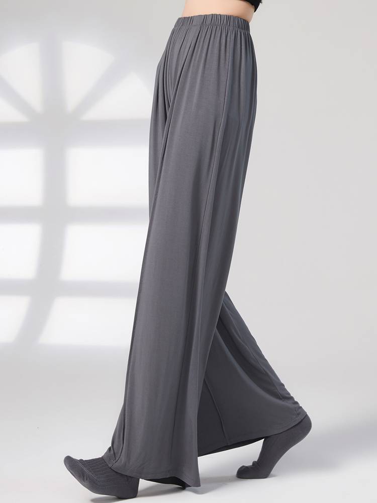 Modern dance pants dance straight pants Chinese dance feel elegant wide leg pants classical dance exercise body dance pants