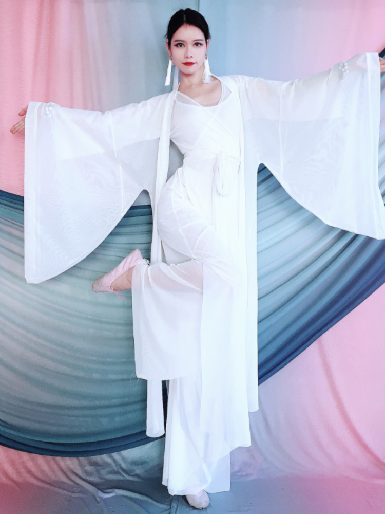 Classical Dance Performance Services Female New Set Flower Chinese Wind Body Yin Yaotu Dance Dance Chinese Dance clothing fairy