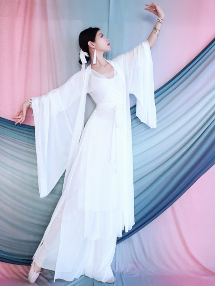 Classical Dance Performance Services Female New Set Flower Chinese Wind Body Yin Yaotu Dance Dance Chinese Dance clothing fairy