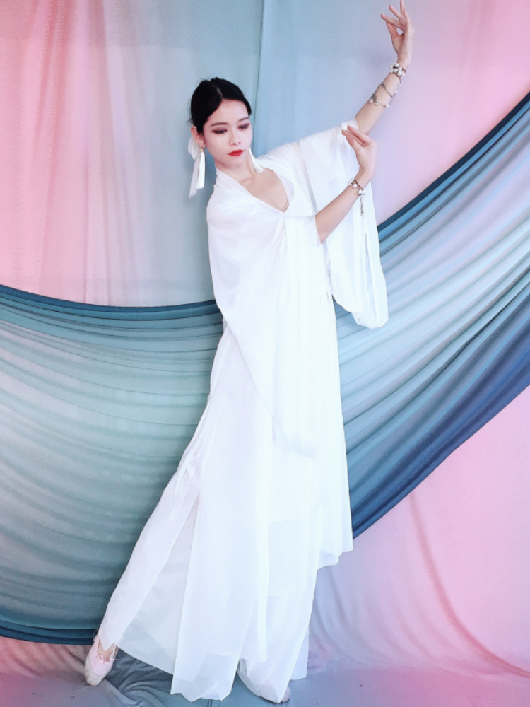 Classical Dance Performance Services Female New Set Flower Chinese Wind Body Yin Yaotu Dance Dance Chinese Dance clothing fairy