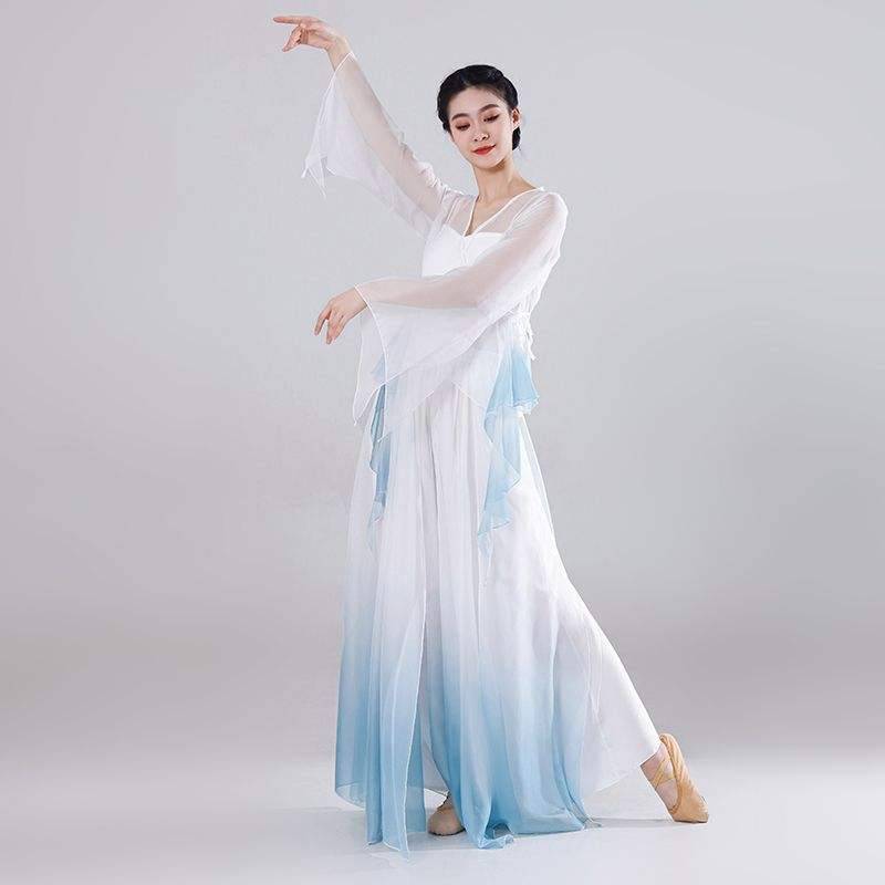 Unmun classical dance service female elegant dance exercise, female body rhyme yae fairy ancient style classical dance performance clothing