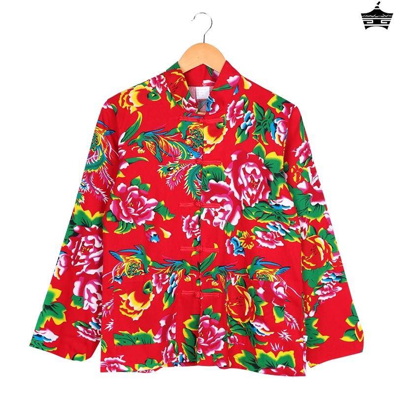 Northeast Dahua cloth clothes retro funny sister dressing square dance Yangge service bridesmaid net red annual performance service