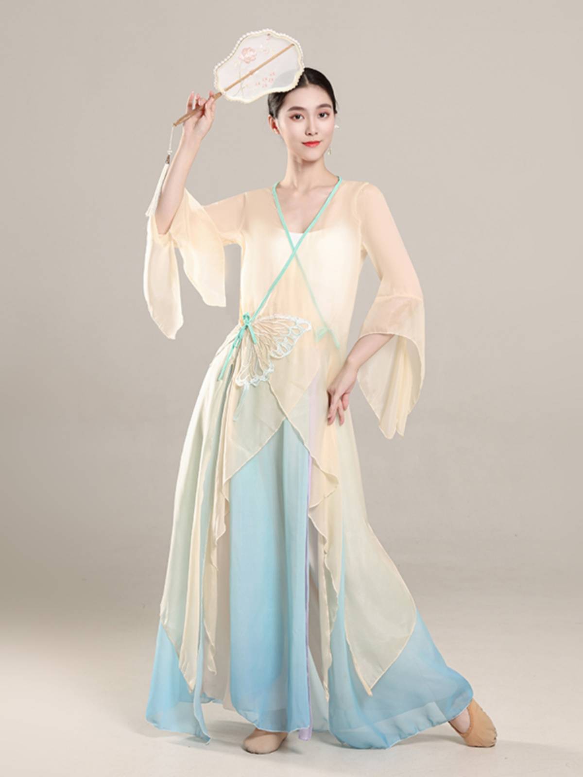 Classical Dance Performance Services Female Permanent Butterfly Gradient Giney Jacket Chinese Dance Adult Performance Dance Dance Discipline