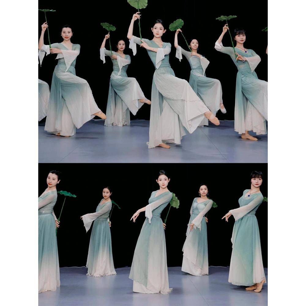 ♪ Dreary Qingbo dance dances on Spring Mountain dress ♪