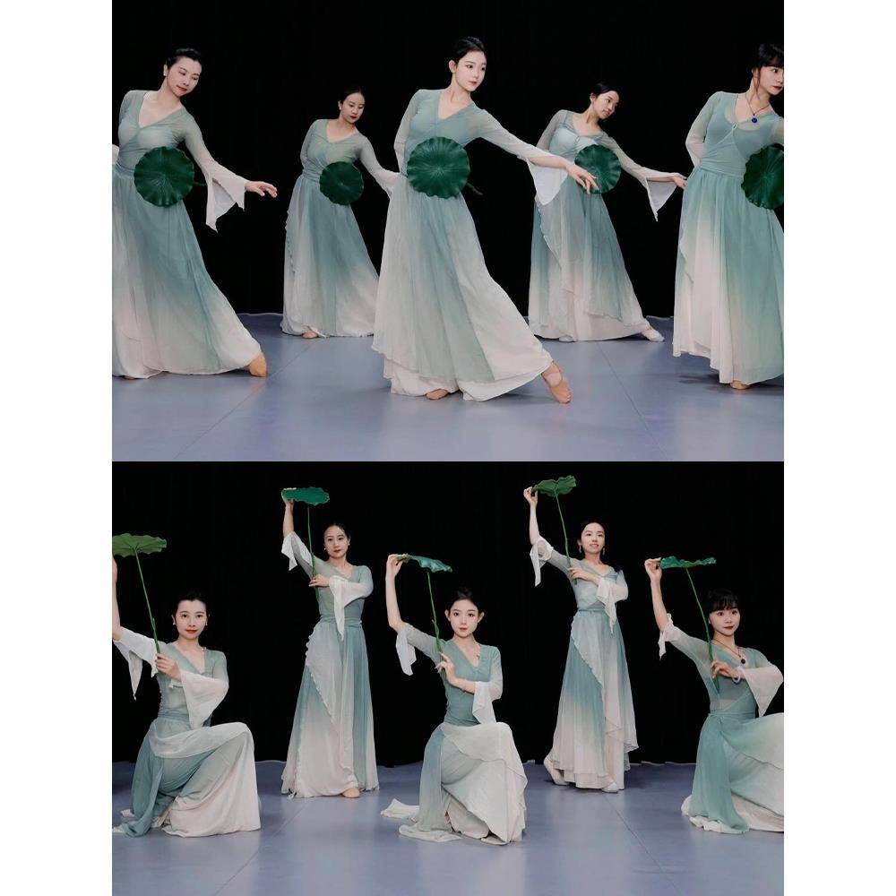 ♪ Dreary Qingbo dance dances on Spring Mountain dress ♪