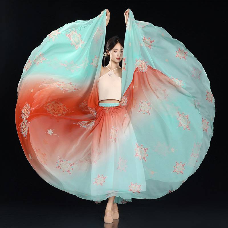 Classical Dance Gradient Saog Yaoshan Performance Clothing Dance Clothing 2024 New Chinese ancient style practice service girl