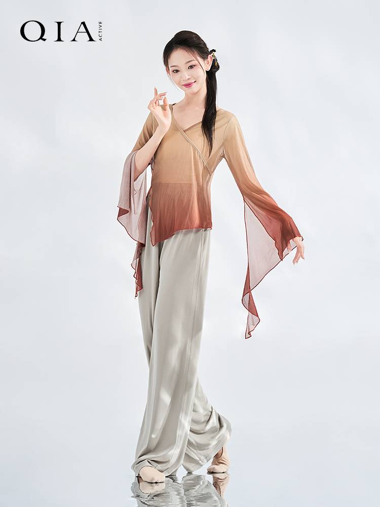 Qia Classical Dance Server Women's Odd Adult Chinese Dance Watch Performance Services Delivery Series Charm Fun Sleeve Sleeping Dress