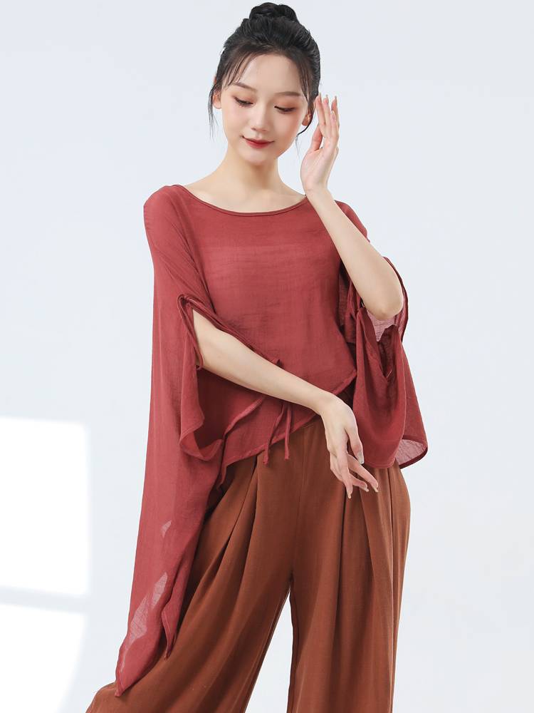 Classical Dance Dance Funny Female Female Permanent Chinese Style Dance Clothing Top Loose Modern National Dance Performance Services