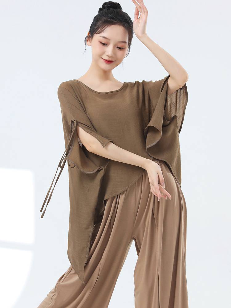 Classical Dance Dance Funny Female Female Permanent Chinese Style Dance Clothing Top Loose Modern National Dance Performance Services