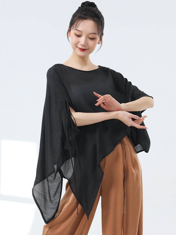 Classical Dance Dance Funny Female Female Permanent Chinese Style Dance Clothing Top Loose Modern National Dance Performance Services