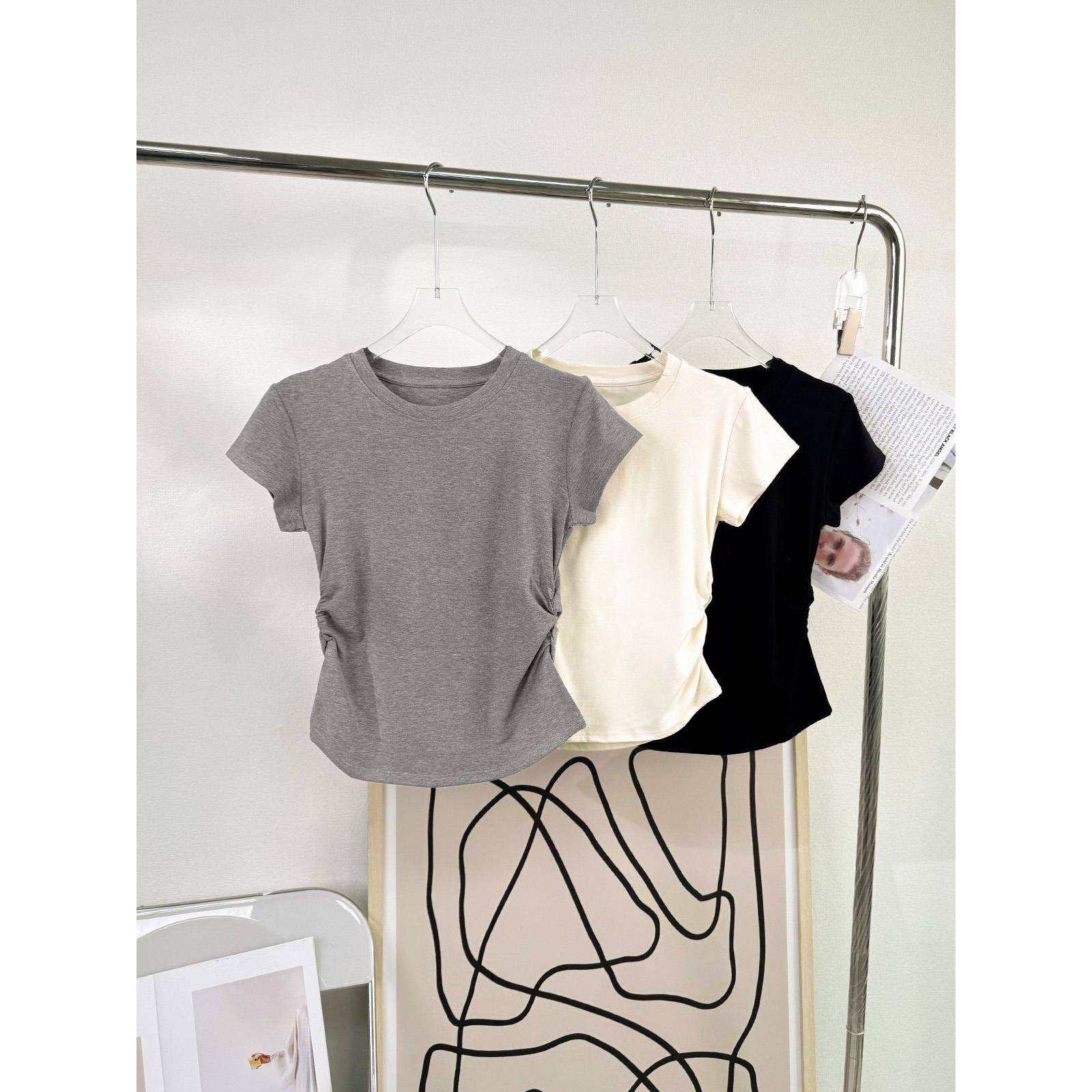 Modern dance clothing female slim body thin body practice clothes, top dresses, daily wear adult classical dance base training clothing