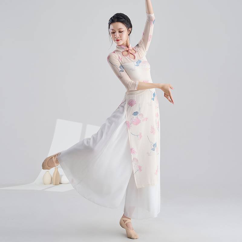 Classical dance dance cheongsam female improved classical style dance body rhyme yae practice service national dance art test service performance service