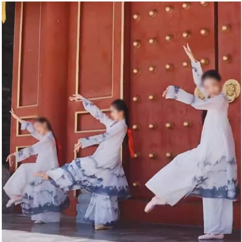 Children's Classical Dance Performance Clothing Girls Giver Original Book Jane Dance Kyushu and Chinese Feng ink Dance Practice Services