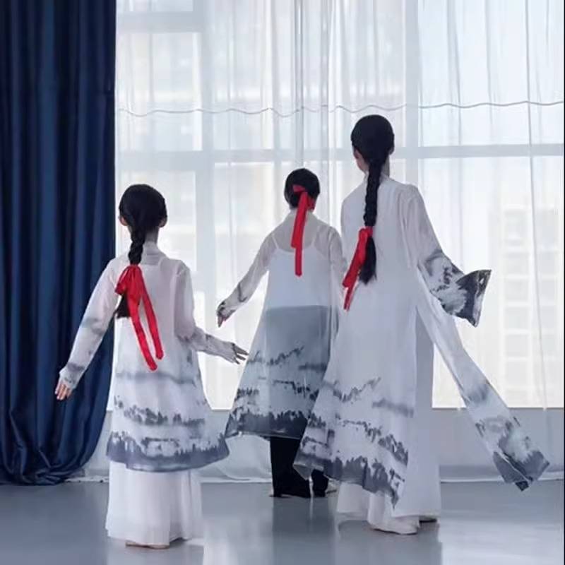 Children's Classical Dance Performance Clothing Girls Giver Original Book Jane Dance Kyushu and Chinese Feng ink Dance Practice Services