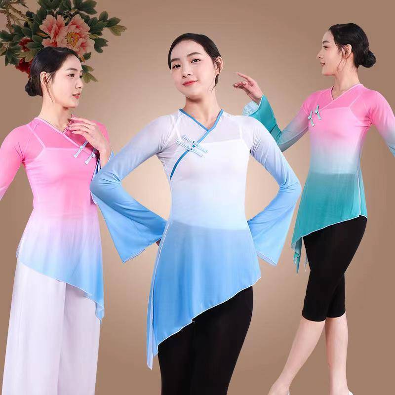 Ancient style dance, Yan Wuqie Ailian, said laughing, laughing, showing the female elegant gradient transition body rhyme yae