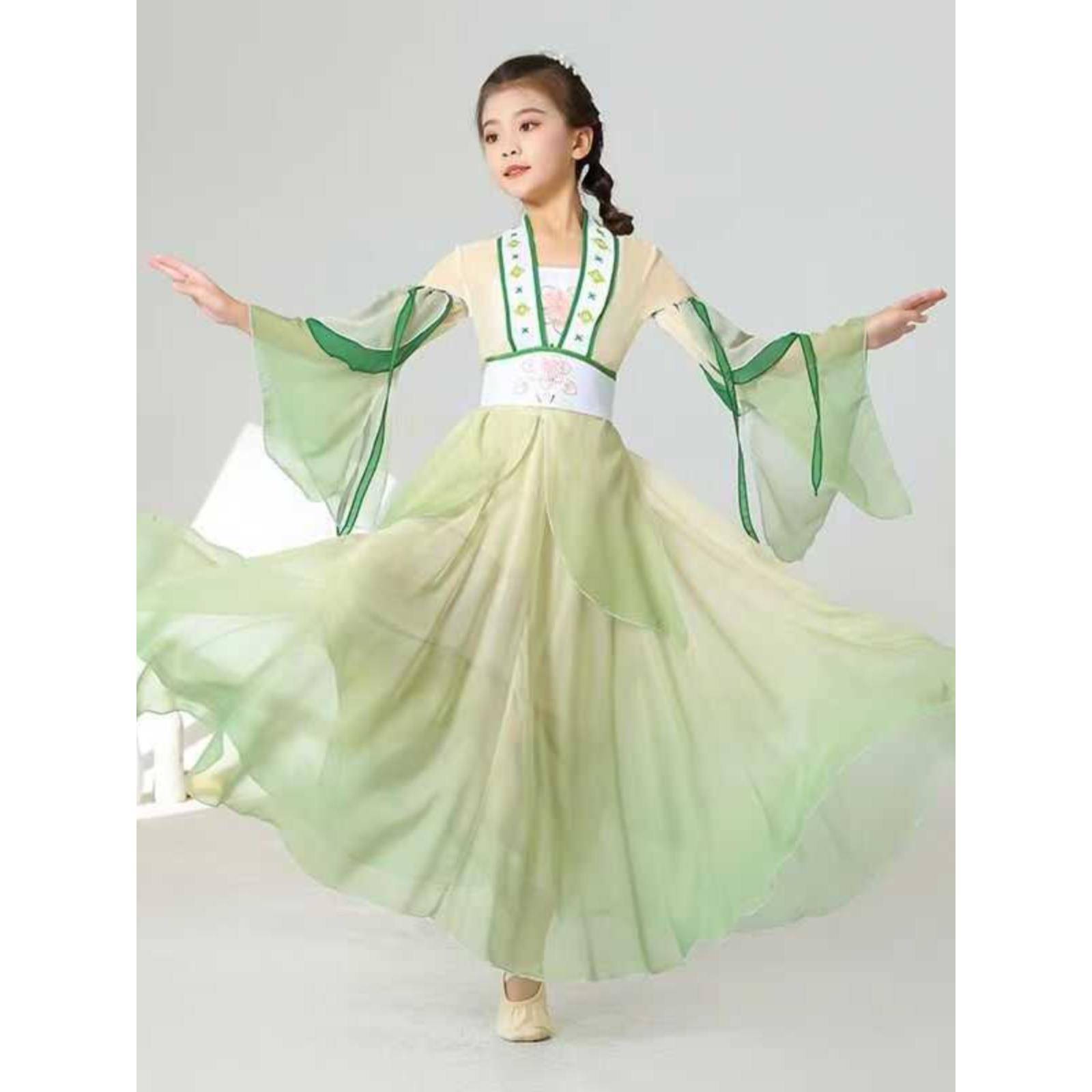 Classical Dance Gravity Gauze Performance Performance Services Chinese Dance Clothing Fan Panpin Umbrella Dance National Dance Performance Clothing
