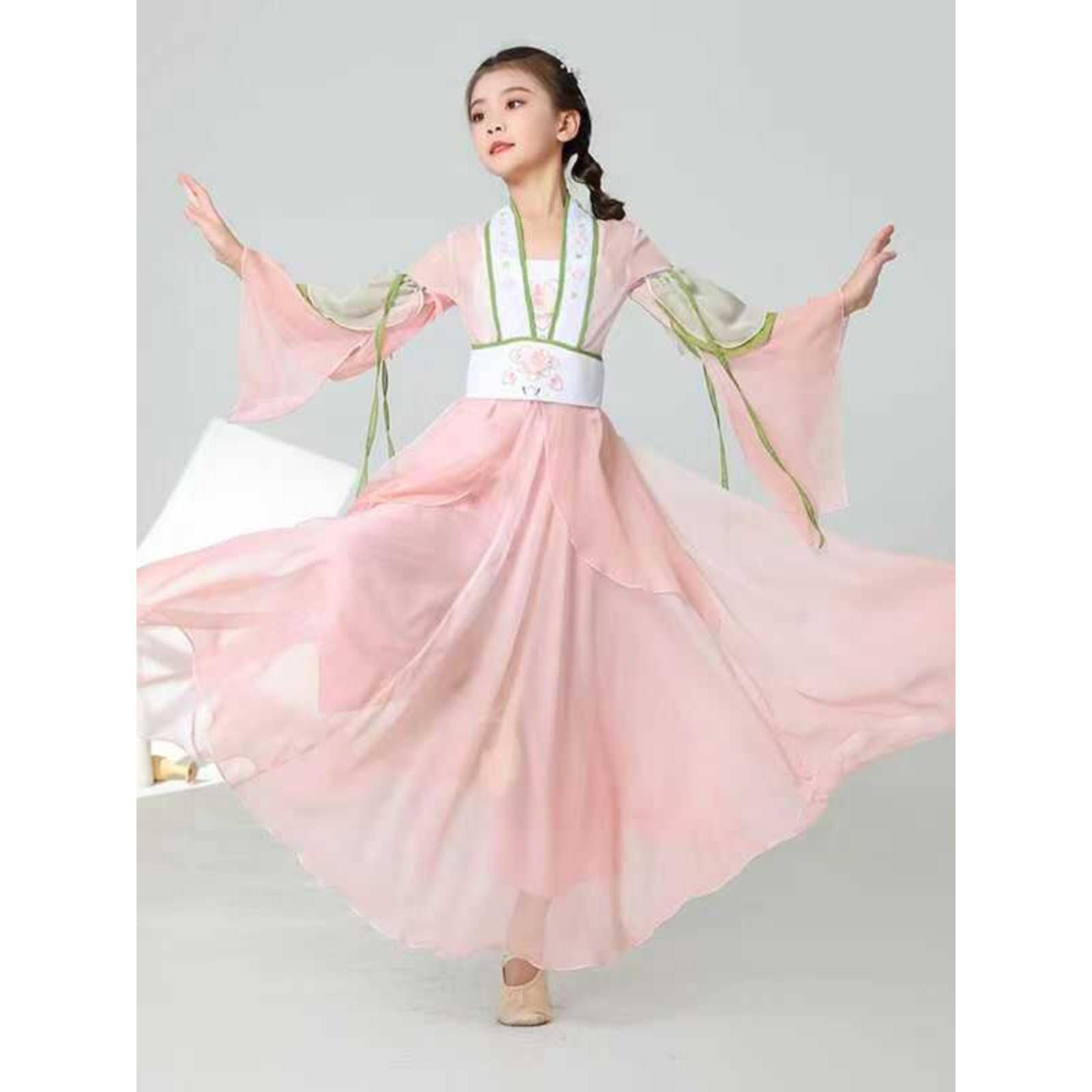 Classical Dance Gravity Gauze Performance Performance Services Chinese Dance Clothing Fan Panpin Umbrella Dance National Dance Performance Clothing