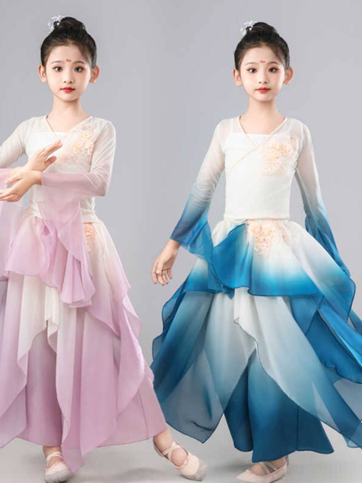Children's Classical Dance Performance Server Rhymes Drunk Qingbo Mountain Ghost Dance Female Art Examination Practice Set
