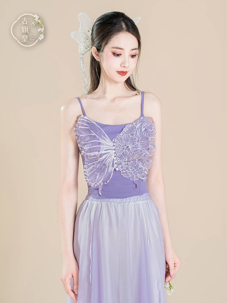 Ancient Banner Classical Dance Butterfly Studius, Practice Higher Higher Works Heavy Works Jet Chinese Dance Adult Dance Services